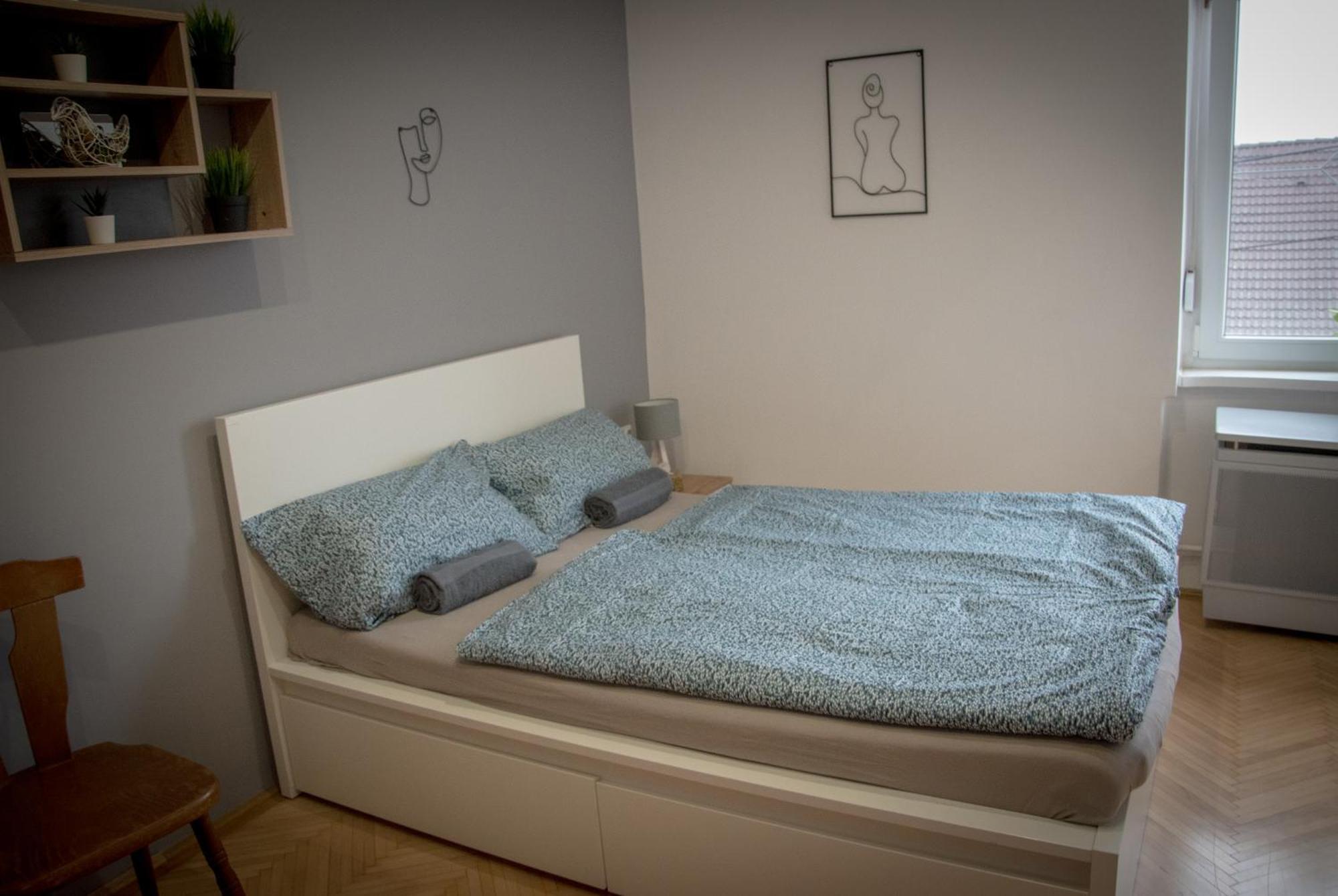 Lovely Central Apartment With Free Parking, Koezponthoz Koezeli 3 Szobas Lakas 杰尔 外观 照片